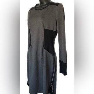 Rachel Ray GRY/BLK Dress, L Summer Sale